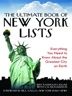cover image of The Ultimate Book Of New York Lists